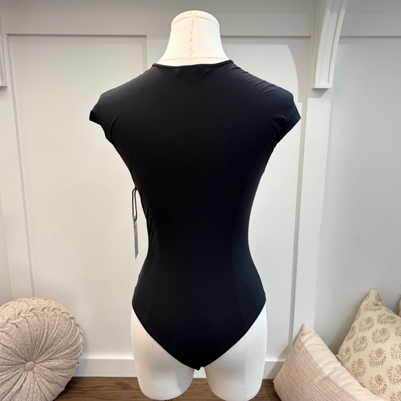 AGOLDE Black Nadia Bodysuit NWT Size Medium - Picture 6 of 9